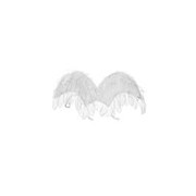 Крылья ангелочка с перьями