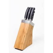Набор металлический ножей на деревянной подставке, Rossler MR24