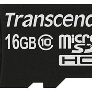 16Gb Transcend карта памяти microSDHC, Class 10, TS16GUSDC10 фотография