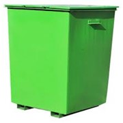 Металлический контейнер для мусора 0,75м3 фотография