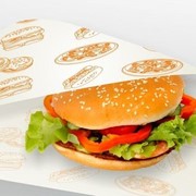 Салфетка жиростойкая, бумага для заворочивания сендвичей, гамбургеров, бутербродов фото