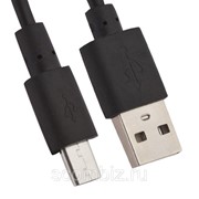 USB кабель «LP» Micro USB (1 метр) (черный/европакет) фото