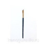 Кисти ЗХК Кисть синтетика № 5 плоская, скошенная “Сонет“, короткая ручка фото