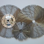 Отрезные сегментные диски с лазерной пайкой по новым технологиям для УШМ. Пр-во Ю.Корея фото