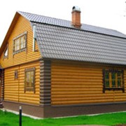 Сайдинг блок-хаус деревянный, сосновый - for frame house Ukraine