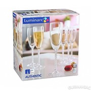 Набор бокалов для шмпанского Luminarc Authentic 6 штук 170 мл (5653h)