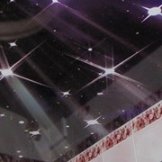 Потолки декоративные натяжные с эффектом Звездное небо фото