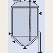 Емкости вертикальные с коническим днищем и эллиптической крышкой с рубашкой ВКЭ