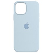 Силиконовый чехол iPhone 12 Pro Max, Бело-голубой фото