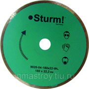 Диск алмазный отрезной (180х22.2 мм) Sturm 9020-04-180x22-WC по керамике, камню фото