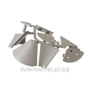 Комплект к пл-су кух треуг пластик серый Firmax(4ч: вн и внешн 90гр, 2 з Артикул FRM7159.000