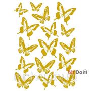 Декоретто золотые бабочки (859720) фото