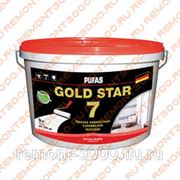 ПУФАС Gold Star 7 краска супербелая матовая (9л) / PUFAS GoldStar 7 краска акрилатная матовая (9л=13кг) фото