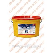 ПУФАС Superweiss краска в/д cупербелая (10л) / PUFAS Superweiss краска в/д для стен и потолков в сухих и влажных помещениях (10л=14кг) фото