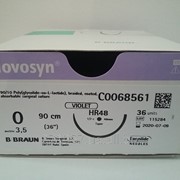 Новосин B.Braun C0068561, полигликолиевая кислота 0, игла 48 мм колющая, 1/2 окружности (36 шт в упаковке)