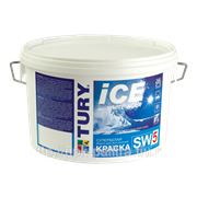 Супербелая в/д краска super white agua SW-5, «TURY ICE» 4 кг