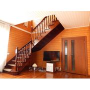 Деревянная лестница +для дома фото