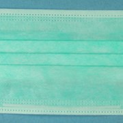 Маска трехслойная на резинках, 3S материал, нестерильная фото