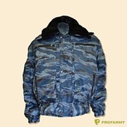 Куртка зимняя П-1 оксфорд синий камыш фотография
