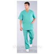 Блуза ХИРУРГ медицинская мужская зел. [Доктор Стиль] (Размер 50/176) фотография