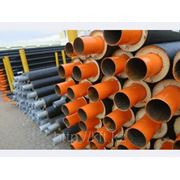 Труба стальная в ППУ изоляции d630 ГОСТ 30732-2006 фото