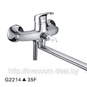 Смеситель FRAP G2214 для ванной с длинным изливом (серия люкс) фотография