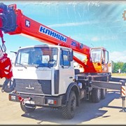 Аренда автокрана 25 тонн "Машека" и "Клинцы"