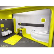 Гидромассажная акриловая ванна угловая асимметричная EUROPA 170x115 POOLSPA (Польша-Испания) фото
