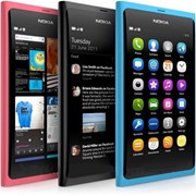 Nokia N9 (2 sim), jawa, FM, дисплей 3.6“ фотография