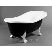 Ванна из литого мрамора Marmite Romance (чёрно-белый)167х75.2х72см фото