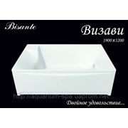 Ванна акриловая Bisante «Визави» 1900*1200*650 фото