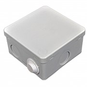Коробка распределительная, наружная, пластиковая 90х90; 6 вводов IP55,без клем фото