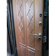 Входная дверь “Тайга миланский орех“ фотография