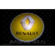 Лазерный проектор в дверь с логотипом Renault фото