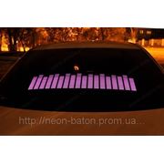 Фиолетовый Авто эквалайзер / автоэквалайзер на заднее стекла автомобиля, размером 70*16 см фотография