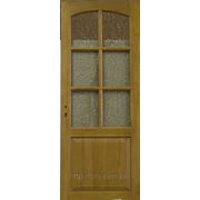Двери межкомнатные деревянные (со стеклом) ОС-7 фотография