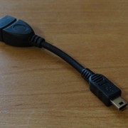 OTG Кабель Mini USB - USB 2.0 фотография