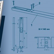 Шпингалет дверной для интерьерных систем