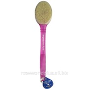 Щетка с ручкой для мытья тела розовая NW-BR250-P фото