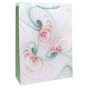 Пакет подарочный Dream Cards "Волшебный узор", 18х23х10 см., мат. ламин., глитер, ПКП-8747