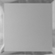 Квадратная зеркальная серебряная матова плитка с фацетом 10 мм (200х200мм) фотография