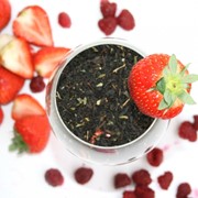 Черный Чай – Клубника Пакетированный фото