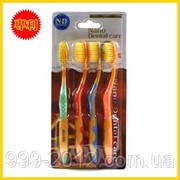 Набор зубных щеткок с бамбуковым угольным напылением - 4шт - Супер ручка