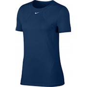 Футболка Nike женская Pro CZ9857 (Темно-синий, L)