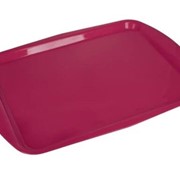 Поднос столовый Luxstahl HORNA RED 130205 (490х360мм вишневый полипропилен особо прочны) фото