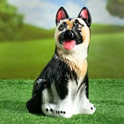 Садовая фигура “Овчарка“, разноцветный, 30 см фото