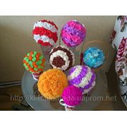 Красивые шары из цветов для декора бутиков,ресторанов и дома. фото