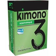 Контурные презервативы KIMONO - 3 шт. фото