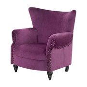 Кресло Shanshi Райли фиолетовое 88x89x94 см фотография