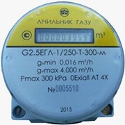 Компактный газовый счетчик с электронным счетным устройством, корректором и фильтром ЕГЛ – G 2,5Т фото